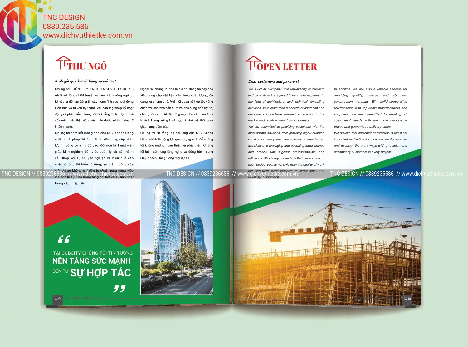 Thu ngỏ hồ sơ năng lực công ty xây dựng CUB CITYLAND