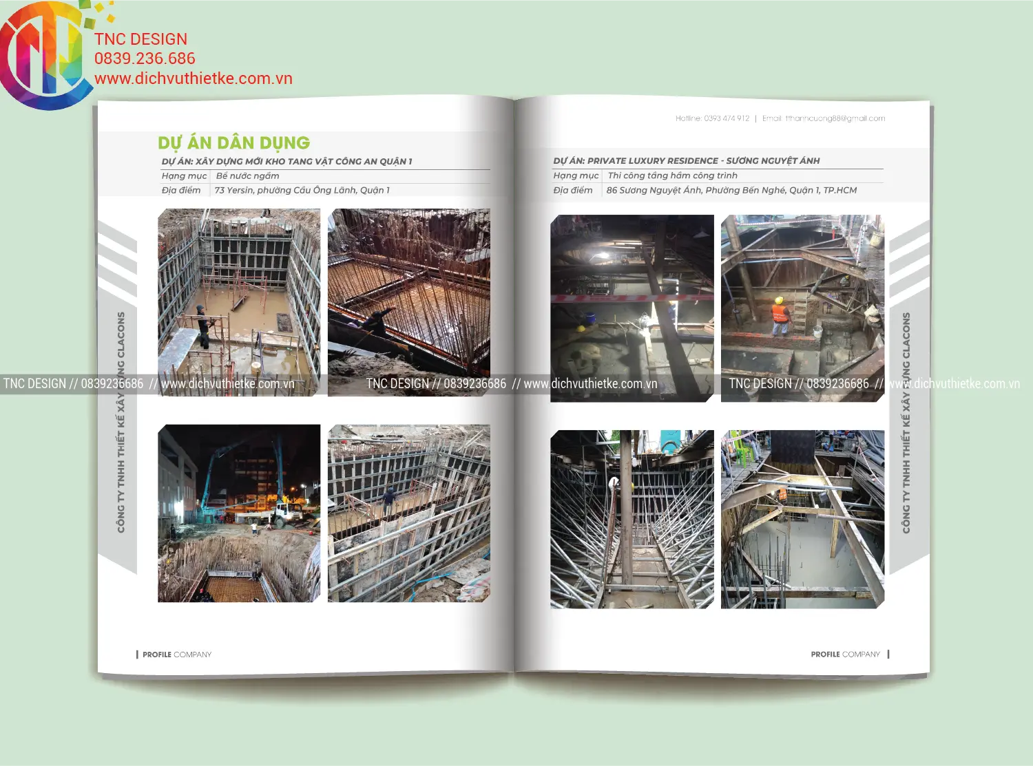 Hồ sơ dự án hoàn thiện minh chứng cho tay nghề và năng lực giám sát công trình xuất sắc.