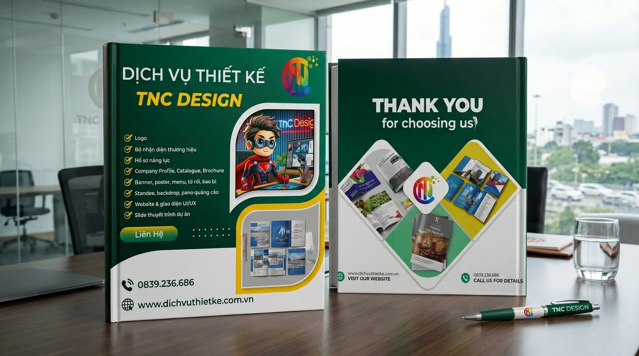 TNC Desig là đơn vị thiết kế hồ sơ năng lực công ty chuyên nghiệp